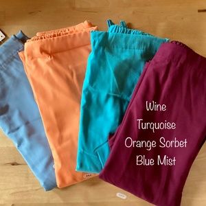 4 Pair Cherokee Workwear Scrub Pants 4101 3XL